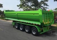 CIMC 4 Ejes 22/24/26/28/30 Ft Alta resistencia y acero duradero HYVA cilindro oferta rápida descarga final camión de descarga semi remolque