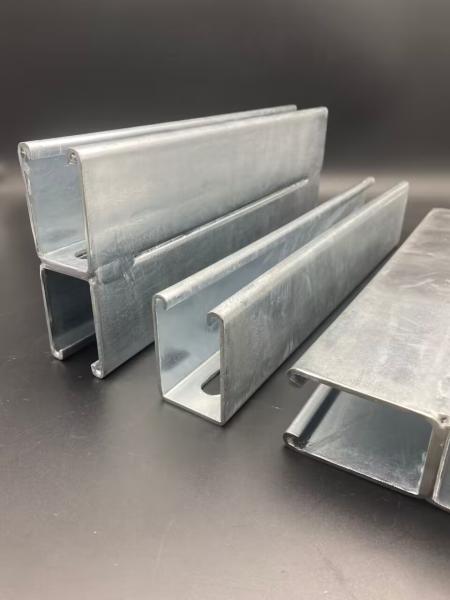41x124 Perforated Double Strut Channel Stainless Steel Back to Back Channel