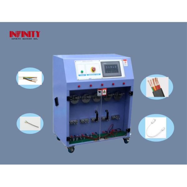 Touch Screen PLC Control 5-Station Wire Pull Testing Equipment For Customer Requirements