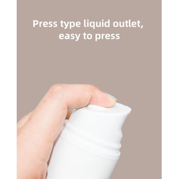 упаковка образца макияжа штифта пластиковой безвоздушной бутылки вакуумного насоса 5oz пустая Refillable