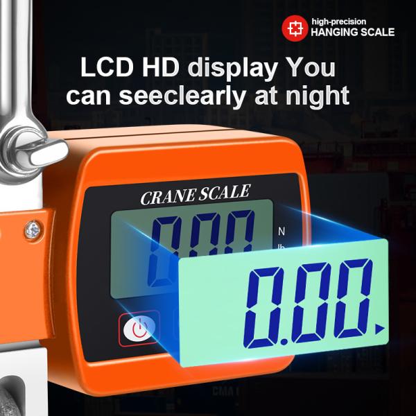 High Accuracy LED Display Electronic Scale for Lifting Weight 500kg Capacity Direct View 50g Accuracy