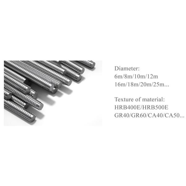 GB DIN ASTM JIS En GOST Standard Steel Rebar 1% Tolerance for Construction Materical