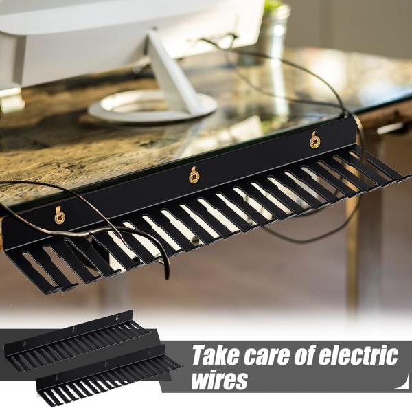 280x89x32mm Cable Hanger and Organizer Wall Mountable for Neat and Tidy Cable Storage