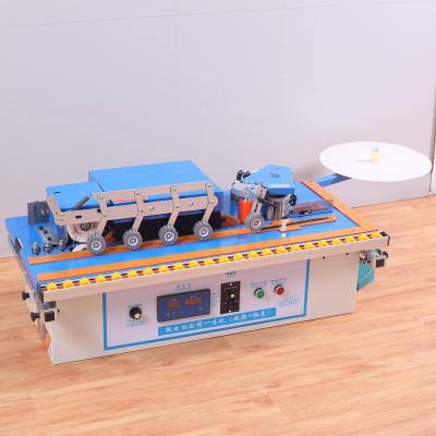 a borda manual Bander do painel de 10-60mm curvou em linha reta Edgebander com função de lustro