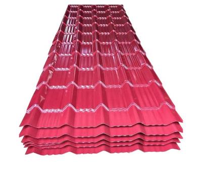 Roofing Corrugated Color Coated Plate Zinc Coated Metal 600-1500mm
