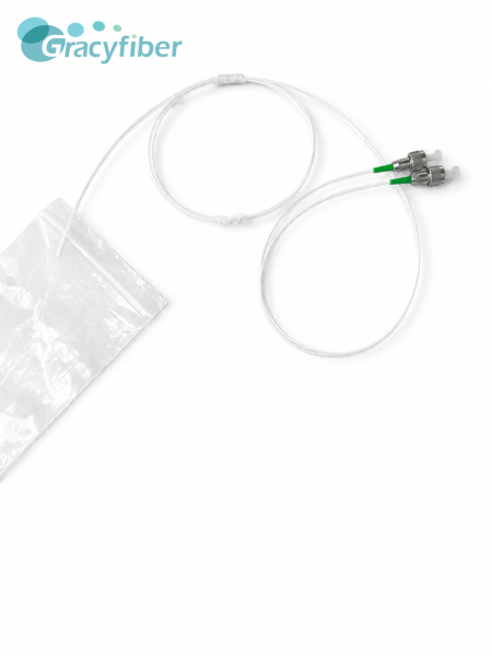 2CH Customized SM / MM Fiber Array (10x2.5x2.5mm) | Quartz 127/250 Pitch, 0° Angle | Low Insertion Loss 0.3dB FA with FC/APC Connector