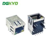 Metal el enchufe modular bajo 1000 de ángulo recto RJ45 del escudo con el transformador magnético