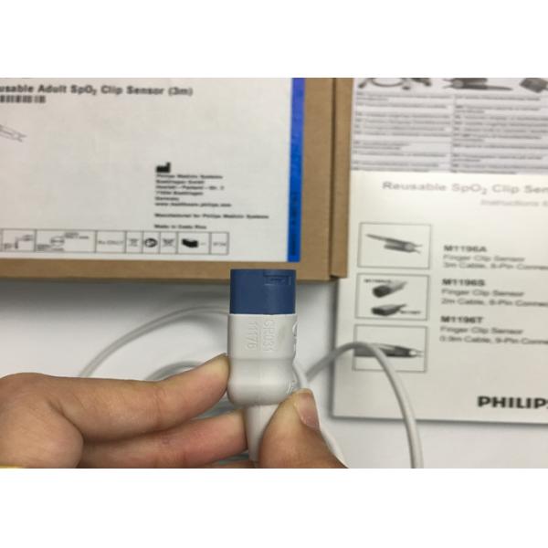 Phlip M1196A ЭКГ запасные части, датчик пальцев 3M с 8 PIN-коннектором
