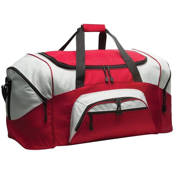 600D Polyester Personalized Sports Duffle Bags Blue Color H32.4cm X W69.2cm X D34.3cm