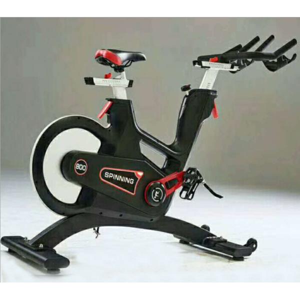 Foldable Ultra-Quiet Indoor Cardio Gym Equipment Weight Loss Pedal Exercise Bicycle Spinning Bike in Black