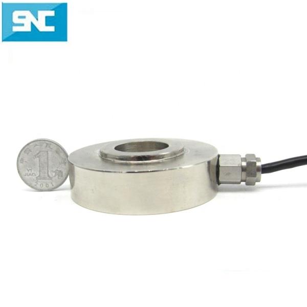 SC220 100kg 500kg 1ton 5ton Capteur de charge traversant en forme de donut pour cellule de charge Le capteur de poids parfait pour les petites charges