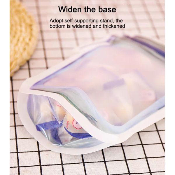 OEM Reusable Sealed Mason Bottle Ziplock Bags For Candy Cookies