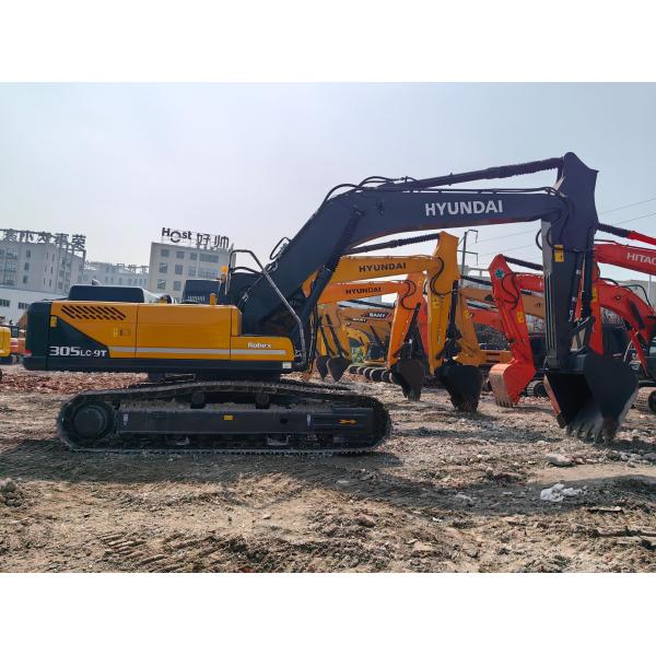 Heavy Equipment Used Hyundai Excavators 30Tons 305 With 1.45 M3 Bucket Capacity