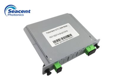 Insertion Type Optical Plc Splitter 0.9mm 0.5m 1x2 Fiber Optic Splitter