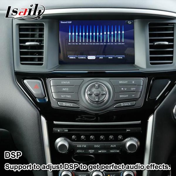 Lsailt 8GB Android мультимедийный интерфейс для Nissan Pathfinder R52 2018-Patrol Carplay Android Авто беспроводный модуль