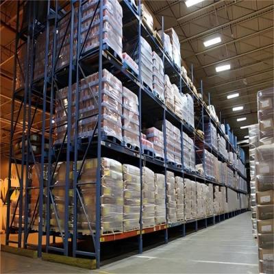 Length Custom Double Deep Pallet Racking System Package For Warehouse Multi Level Storage