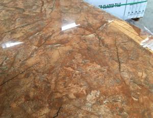 as telhas de assoalho da cor do ouro de 40x80cm, o assoalho do GV 38kgs/Ctn e a