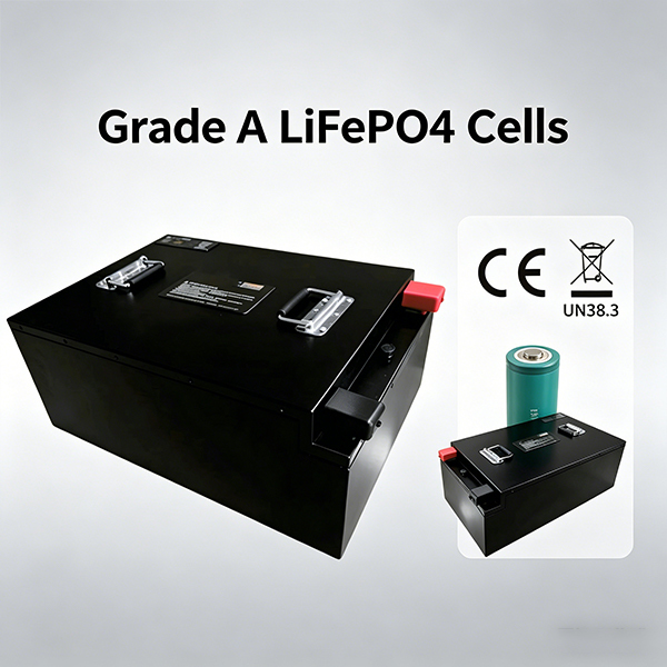 72V 100Ah Lithium Ion Battery Pack with LiFePO4 Cathode and 1500 Cycle Life for Ebike and Electric Motorcycle