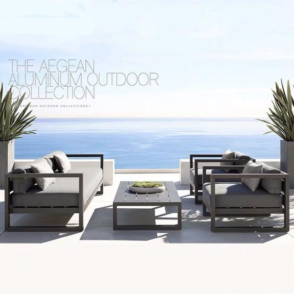 Hall Backyard Garden Outdoor Furniture Sets with Daybed and Outdoor Sofa Set Luxury