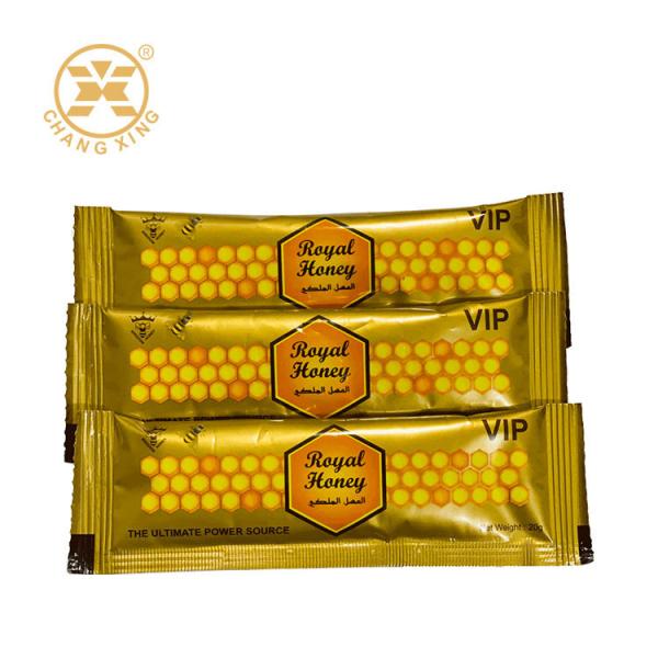 Bolsa de mel de papel de alumínio personalizada Snacks Rolo de filme Saco de embalagem de alimentos Snacks Saco de embalagem