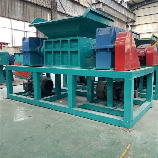 300-500kg/h Industrial Aluminum Twin Shaft Shredder Machine for Waste Tires and Plastic