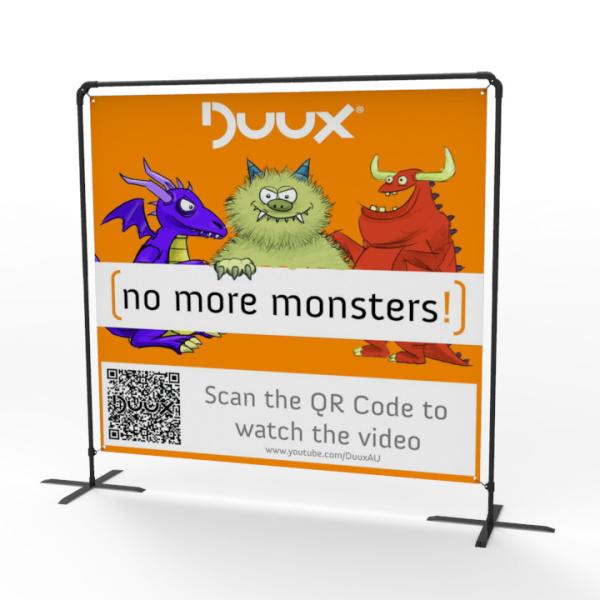 Innovative Exhibition Display Banners , Large Format Fabric Trade Show Banners