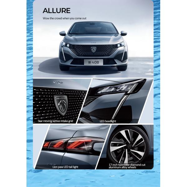 French Peugeot China Dongfeng Peugeot 408 Max 225km/H Petrol Car 5 Seater