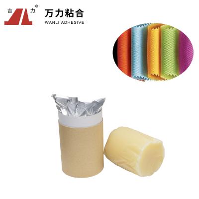 Colagem adesiva de matéria têxtil resistente química da umidade, colagem amarelada PUR-6397-1 da tela do poliéster