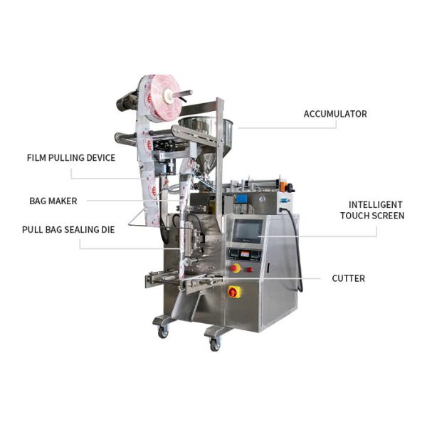 Plastic Pouch Liquid Packing Machine 2KW Mustard Cooking Oil Chili Sauce Packing Machine