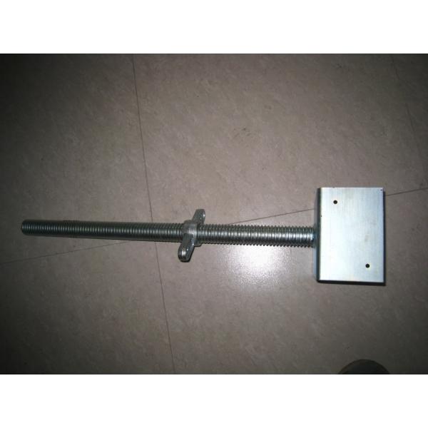 High Lift Scaffold Screw Jack With Fork Head , Industrial Scaffolding Base Jack