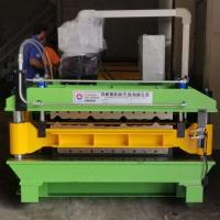 0.3 - la hoja del tejado de 0.8m m que hacía la máquina 7.5kw 3Phase acanaló el metal de la capa doble