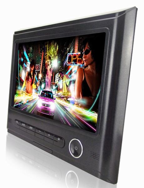 Hot selling! 9 inch Car headrest monitor with high definition digital screen support AV in