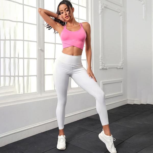 Yoga vest women's shock-proof running exercise-type breathable bra