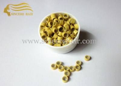 Hair Extension Accessories Micro Links with Silicon For Sale, Blonde Micro Ring for Stick Hair Extensions for Sale