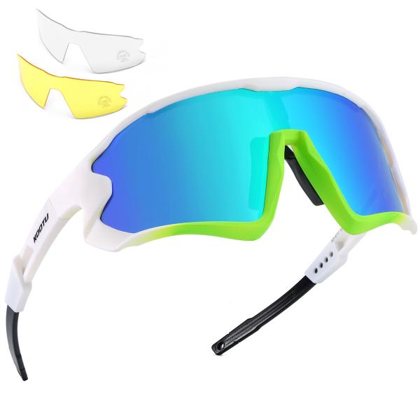 KOOTU Bike And Cycle Accessories , Plastic Polarised Cycling Glasses