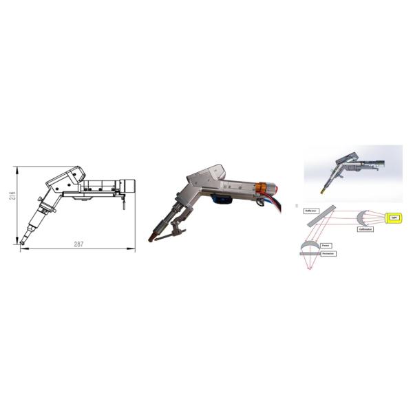 1500W Handheld Single Motor Laser Welding Machine with 4mm Stainless Steel Full Penetration
