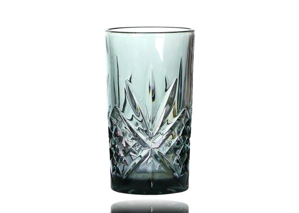 Customized Logo Printing Solid Colored Hand Pressed 9 Oz Whiskey Glasses Thick Bottom, Colored Drinking Glases