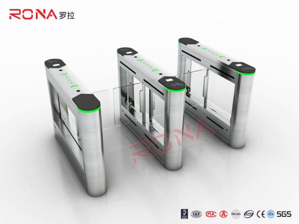 304 Stainless Steel Bi-Directional Turnstile Gates with Card Reader and DC Brushless Motor