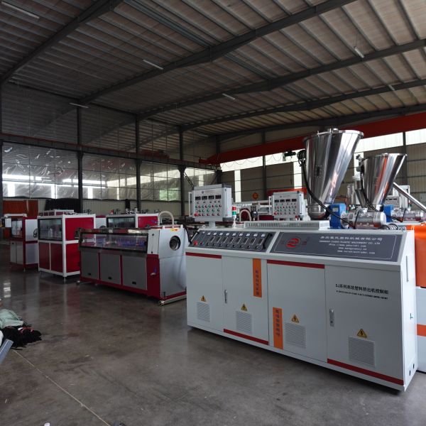 High Speed Plastic Prestressed Spiral Corrugated Pipe Extrusion Line Automatic Flat Duct Making Machine Production Plant