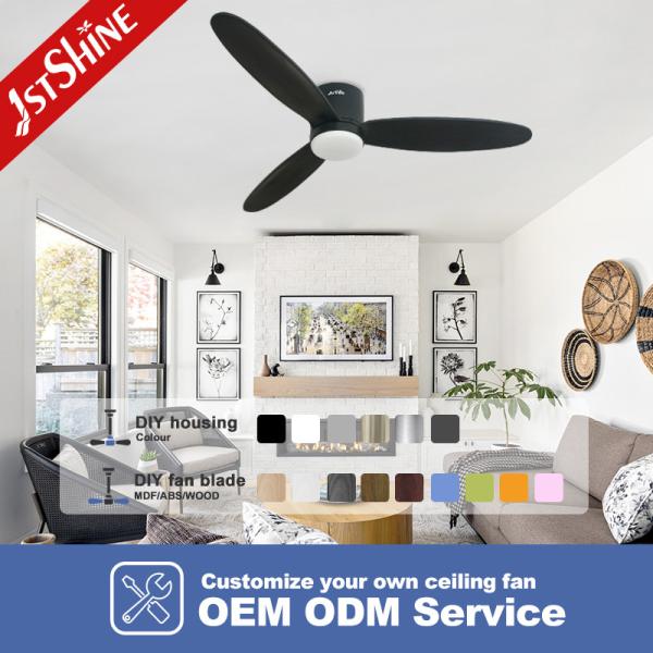 Meatl Lamp Body Material 3-Blade Reversible Ceiling Fan Ideal for Home Hotel and Office