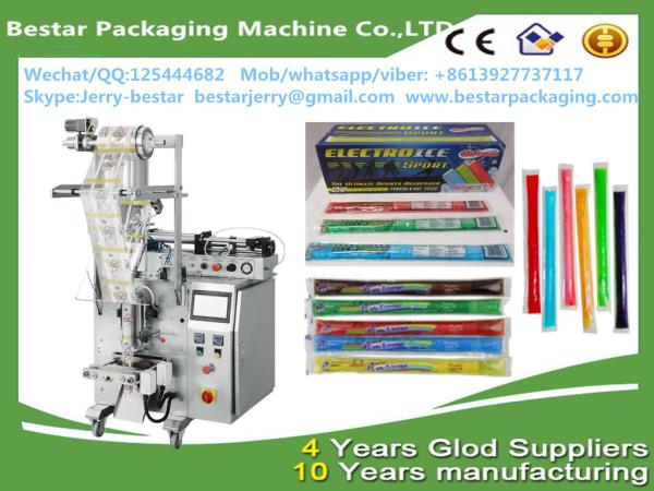 stainless steel high quality ice lollipop packaing machine liquid frutis syrup packing machine bestar packaging machine