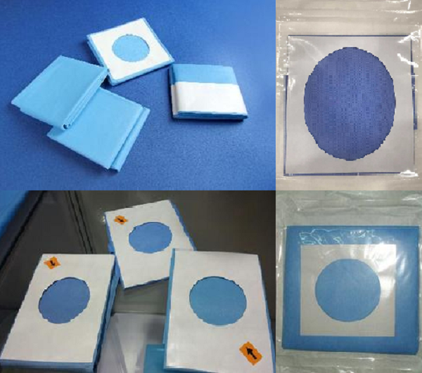 Стерильная устранимая хирургическая апертура задрапировывает с клейкой лентой SMS 45g