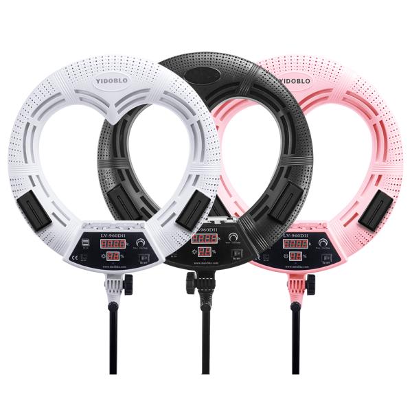 Сердце сформировало 18 перезарядку USB лампы плетки экрана света 96watt цифров кольца СИД дюйма