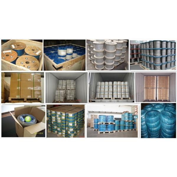 Color PVC Coated Wire Rope Plastic Coated Steel Cable 1-20mm