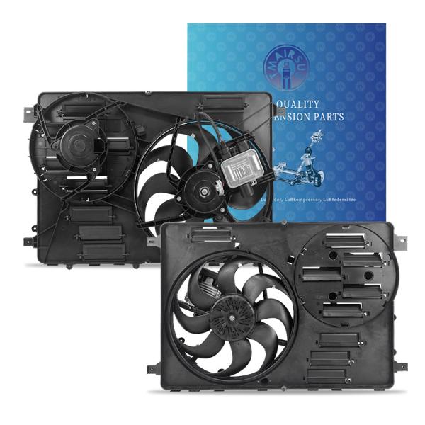 100% probado Top 600W de alambre largo auxiliar de refrigeración radiador ventiladores eléctricos para Land Rover