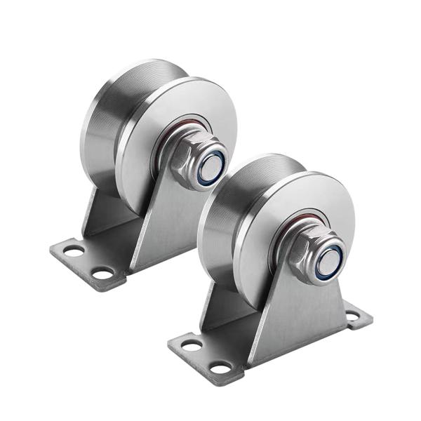 Stainless Steel V-grooved Roller Pulley for Wall-Mounted Ceiling Lift in Hotel/Home