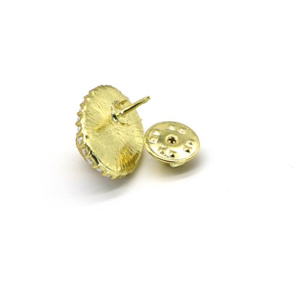 Alloy Plated Gold Oval Cufflinks , White Pearl Cufflinks For Shirt ODM