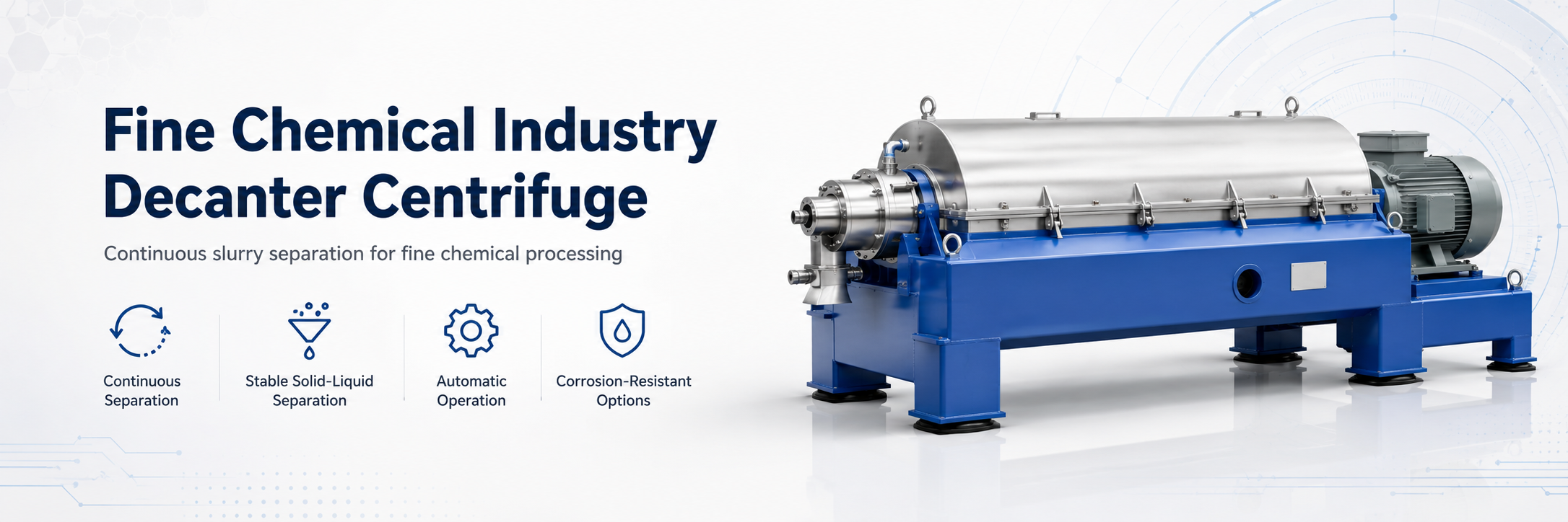 Fine Chemical Industry Decanter Centrifuge