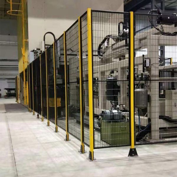 Industrial Security Fences Robot Safety Fence 2500mm High Machine Guard Fence