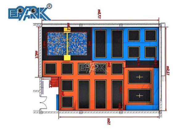 Indoor Jump Trampoline Park Equipment For Children And Teenager